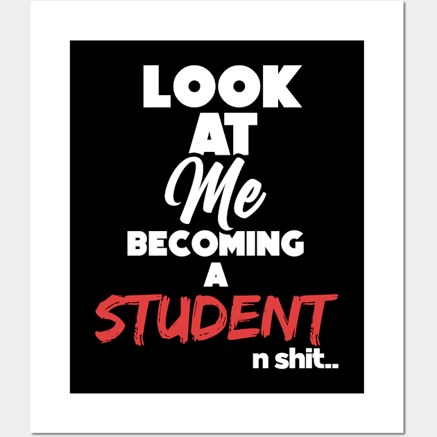 Becoming a student. Graduation gift Wall Art by NeedsFulfilled